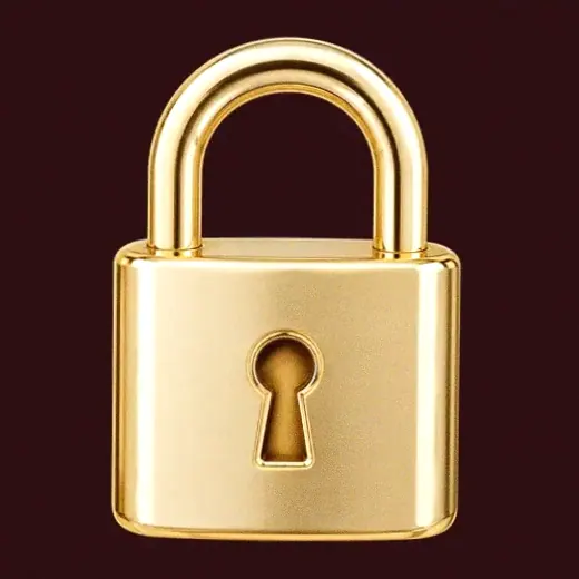 Metal padlock — WSM Casino