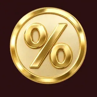Gold percent coin — WSM Casino