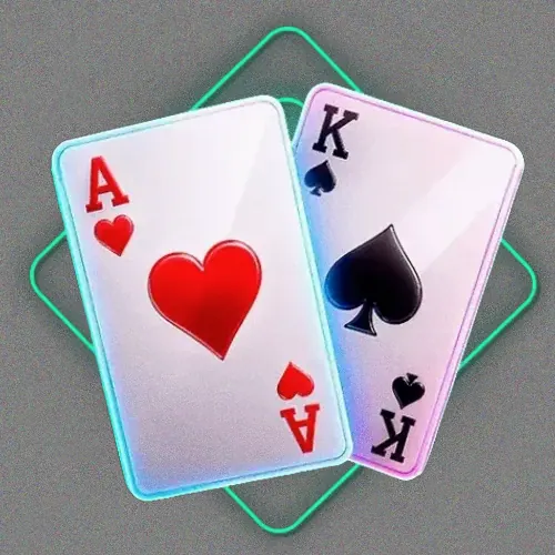 Ace and king playing cards