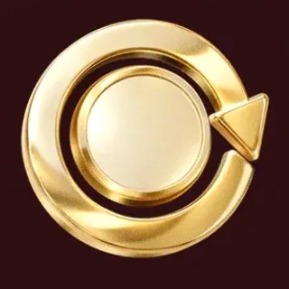 Gold circular arrow — WSM Casino