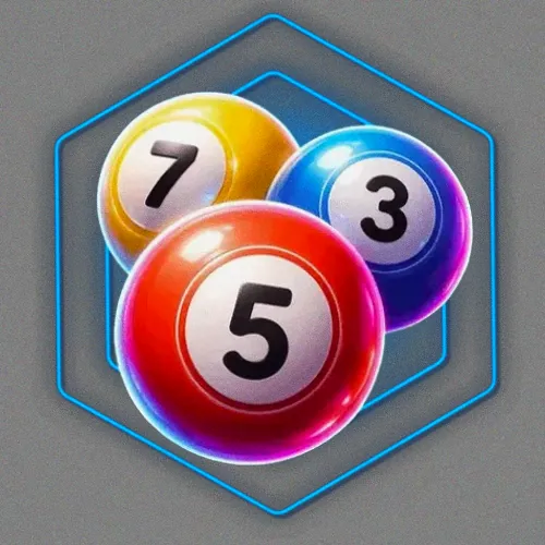Numbered bingo balls
