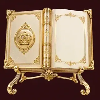 Ornate open book — WSM Casino