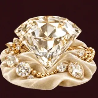 Faceted diamond gemstone — WSM Casino