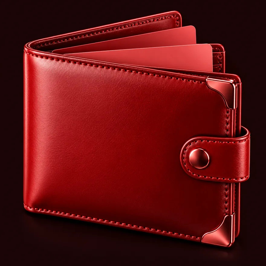 Leather wallet — WSM Casino
